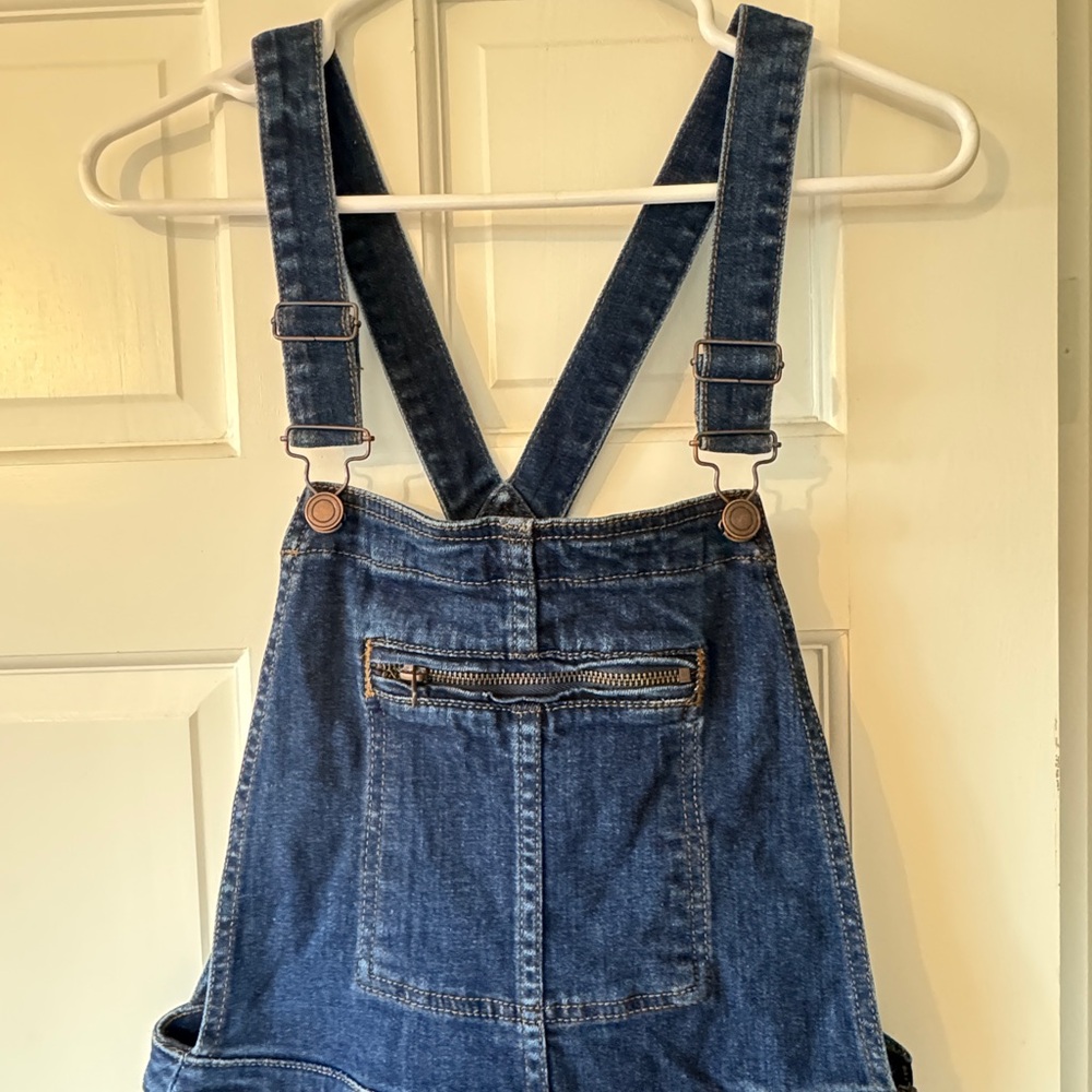 Free People Dark Blue Denim Jumpsuit - Picture 6 of 12